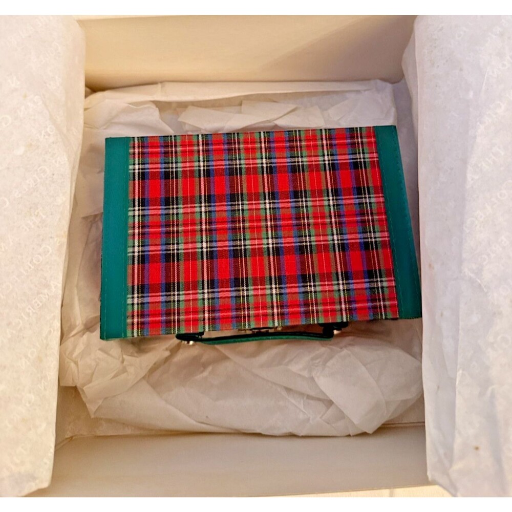American Girl Doll Molly Plaid Suitcase Brand New Burgundy Box Christmas Gift